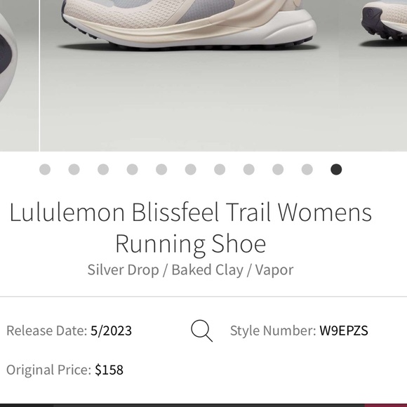 💙NWT LULULEMON WOMENS  BLISSFEEL TRAIL RUN RUNNING SHOE SIZE 8 - Picture 13 of 13